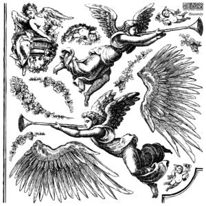 IOD Designs Stamp - Heavenly 12" x 12" SESAONAL ONLY