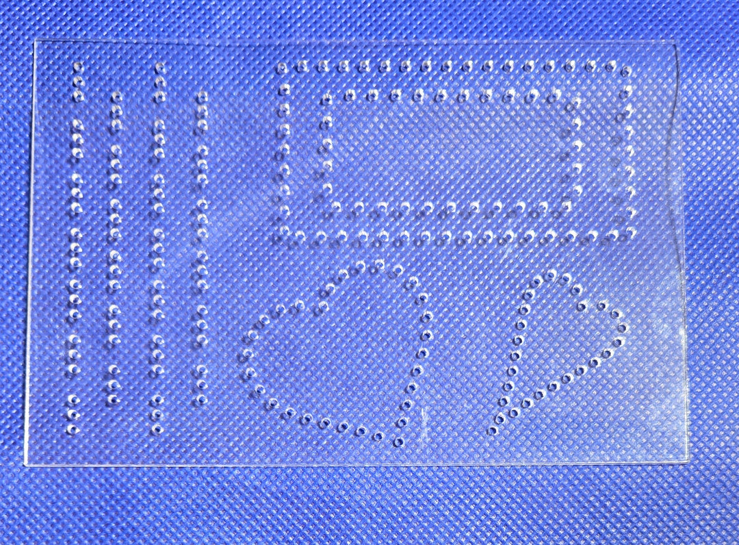 Patterned Punch Card