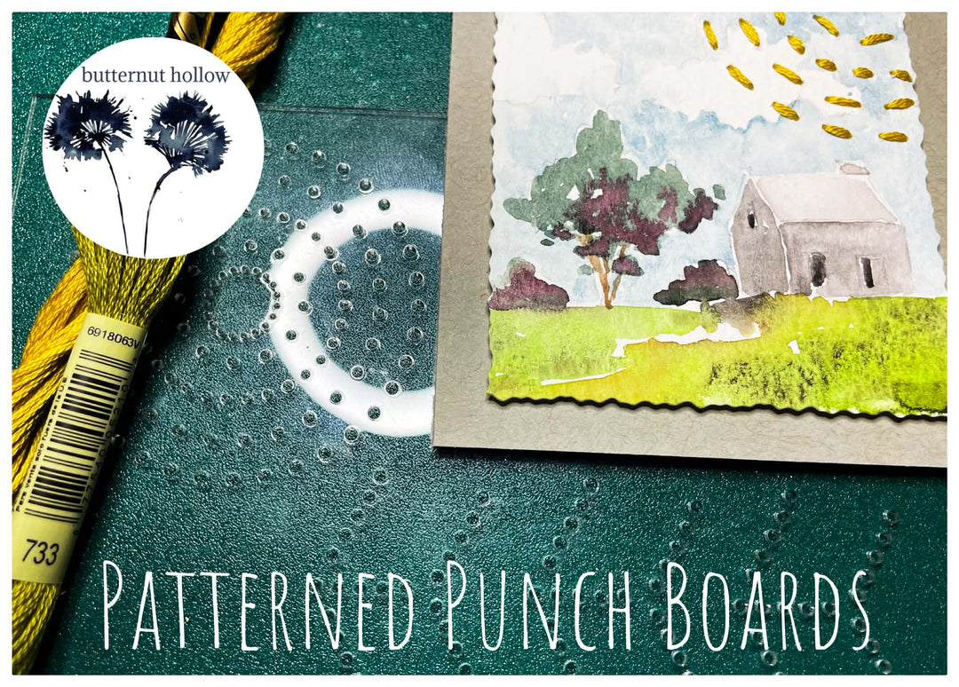 Patterned Punch Card