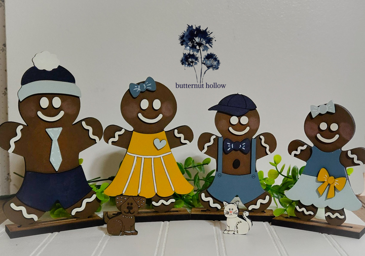 DIY Kit - Build Your Own Gingerbread Family