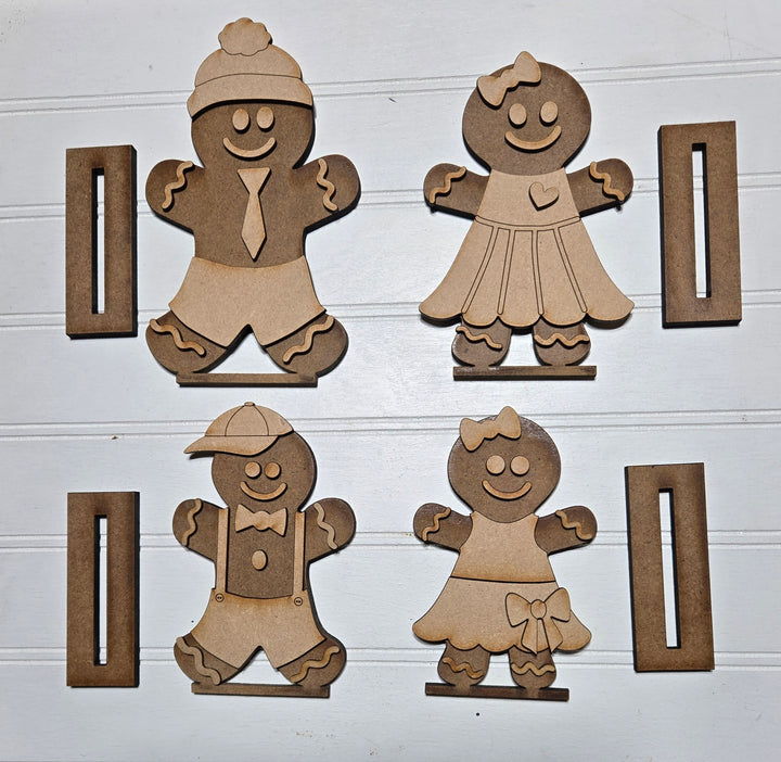 DIY Kit - Build Your Own Gingerbread Family