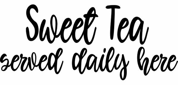 Wood Signs - Sweet Tea Served Daily